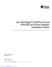 Sun Microsystems LSI22320-SR Installation Manual