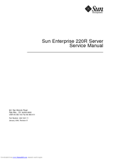 Sun Microsystems Sun Enterprise 220R Service Manual