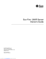 Sun Microsystems SUN FIRE 280R Owner's Manual