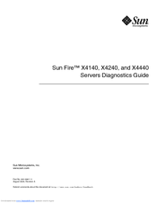 Sun Microsystems Sun Fire X4140 Diagnostics Manual