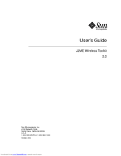 Sun Microsystems J2ME User Manual