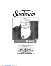Sunbeam Oskar Jr. Chopper Plus 4816-8 Instruction Manual
