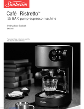 Sunbeam Cafe Ristretto EM2300 Manuals 