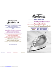 Sunbeam Steam Master 4211-099 Instruction Manual