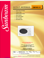 Sunbeam SMW610 Specifications