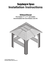 Sundance Spas 7'7-inch x 7'7-inch and Smaller Installation Instructions Manual
