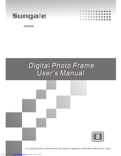 Sungale AA850 User Manual