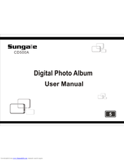 Sungale DIGITAL PHOTO ALBUM CD500A User Manual