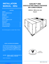 Sunlife Enterprises SUNLINE DM180 Installation Manual