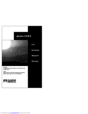 Sunrise Medical Quickie Wheelchair ST/DT Instruction Manual And Warranty