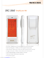 Sunwave SRC-3060 Specifications