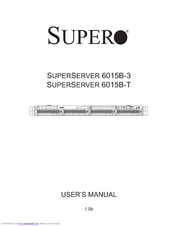 Supero SUPERSERVER 6015B-T User Manual