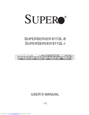 Supero SUPERSERVER 6113L-8 User Manual