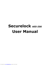 Super Talent Technology SecureLock AES-256 User Manual