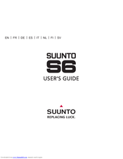 Suunto S6 User Manual