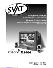 Svat ClearVu Q1404 Instruction Manual