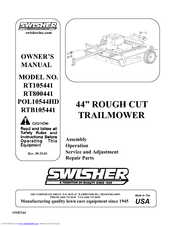 Swisher POL10544HD Owner's Manual