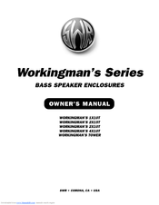 SWR WORKINGMAN'S 4X10T Owner's Manual