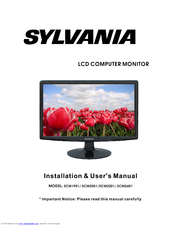 Sylvania SCM2201 Installation & User Manual