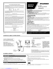 Sylvania C6432TE Owner's Manual