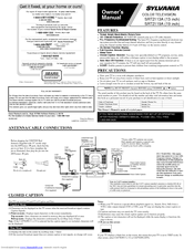 Sylvania SRT2113A Owner's Manual