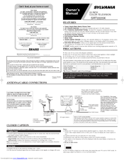Sylvania SRT2223X Owner's Manual