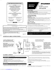 Sylvania SRT2227W Owner's Manual