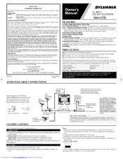 Sylvania W6413TB Owner's Manual