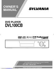 Sylvania DVL100CB Owner's Manual