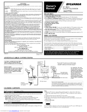 Sylvania 6427TEL Owner's Manual