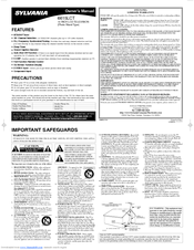 Sylvania 6615LCT Owner's Manual