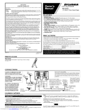Sylvania 6615VD Owner's Manual