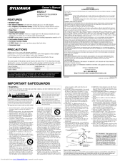 Sylvania 6620LF Owner's Manual