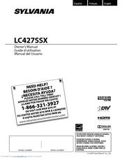 Sylvania LC427SSX Owner's Manual