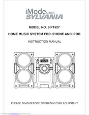 Sylvania SIP1527 Instruction Manual