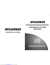Sylvania SRCD3050 Operating	 Instruction