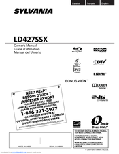 Sylvania LD427SSX Owner's Manual