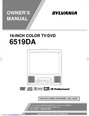 Sylvania 6519DA Owner's Manual