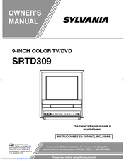 Sylvania SRTD309 Owner's Manual