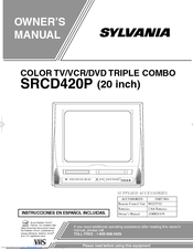 Sylvania SRCD420P Owner's Manual
