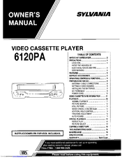 Sylvania 6120PA Owner's Manual