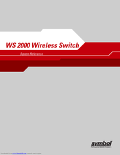 Symbol WS 2000 System Reference Manual