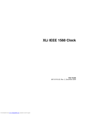 Symmetricom XLi IEEE 1588 Clock User Manual