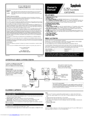 Symphonic CST274FE Owner's Manual