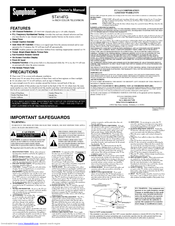 Symphonic ST414FG Owner's Manual