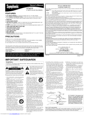 Symphonic ST427F Owner's Manual
