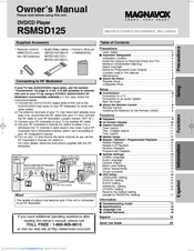 Symphonic RSMSD125 Owner's Manual