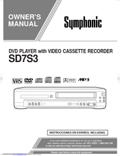 Symphonic SD7S3 Owner's Manual