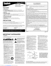 Symphonic CSTL1506 Owner's Manual