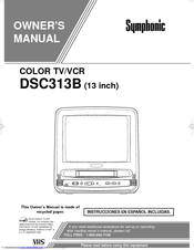 Symphonic DSC313B Owner's Manual